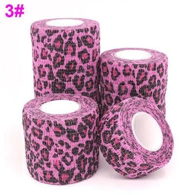 Athletic Tape Wraps for Sports, Colorful Bandage for Tattooing, Finger Joint, Knee Pet, Printed Self-Adhesive Wraps, 2.5cm-10cm