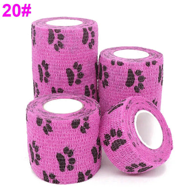 Athletic Tape Wraps for Sports, Colorful Bandage for Tattooing, Finger Joint, Knee Pet, Printed Self-Adhesive Wraps, 2.5cm-10cm