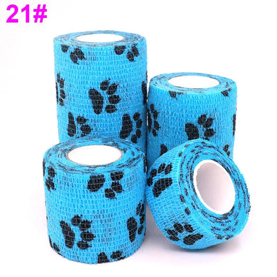 Athletic Tape Wraps for Sports, Colorful Bandage for Tattooing, Finger Joint, Knee Pet, Printed Self-Adhesive Wraps, 2.5cm-10cm