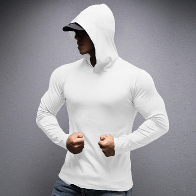 Long Sleeve Fitness Hoodie Tee