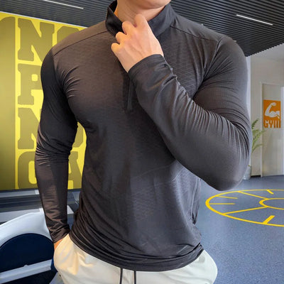 High Collar Compression Shirt